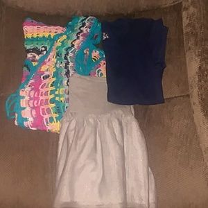 Euc😍Size 10-12 Justice Set Skirt & Shirt Duo😍